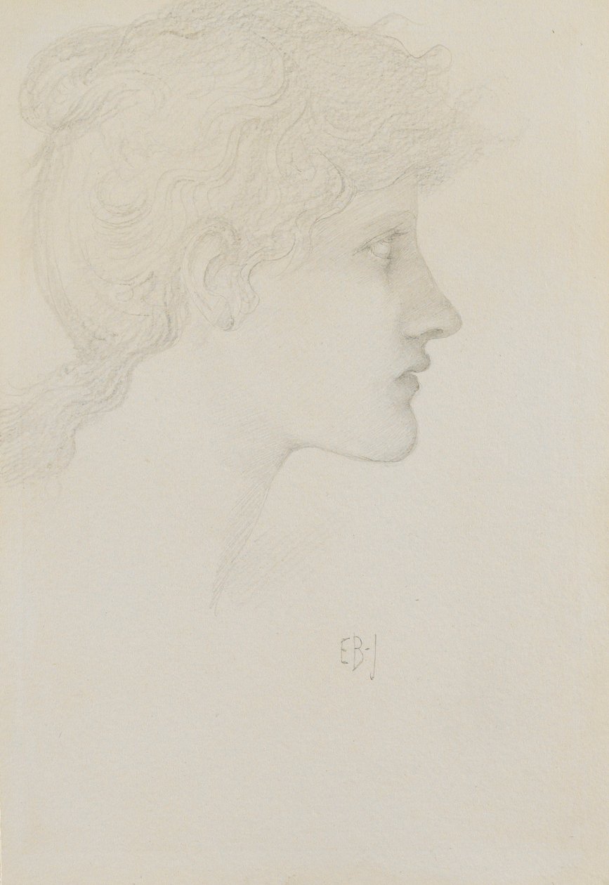 Maria Zambaco (kalem) by Edward Burne Jones
