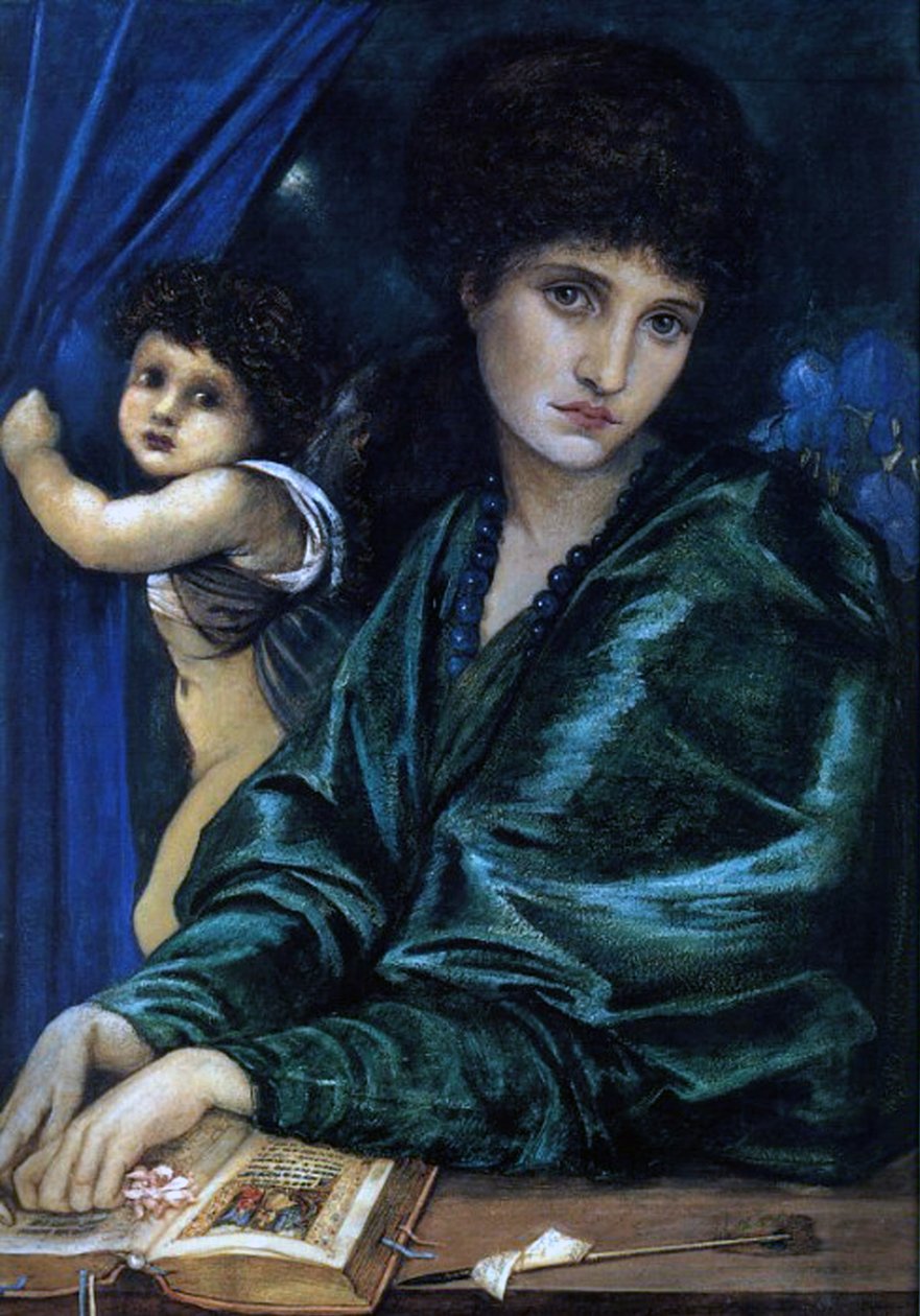 Maria Zambaco, Sanatçının Metresi, 1870 by Edward Burne Jones