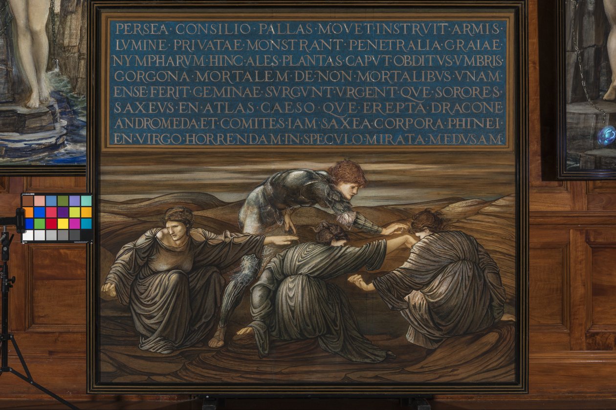 Perseus ve Graiae, 1877 (kağıt üzerinde karışık teknik) by Edward Burne Jones