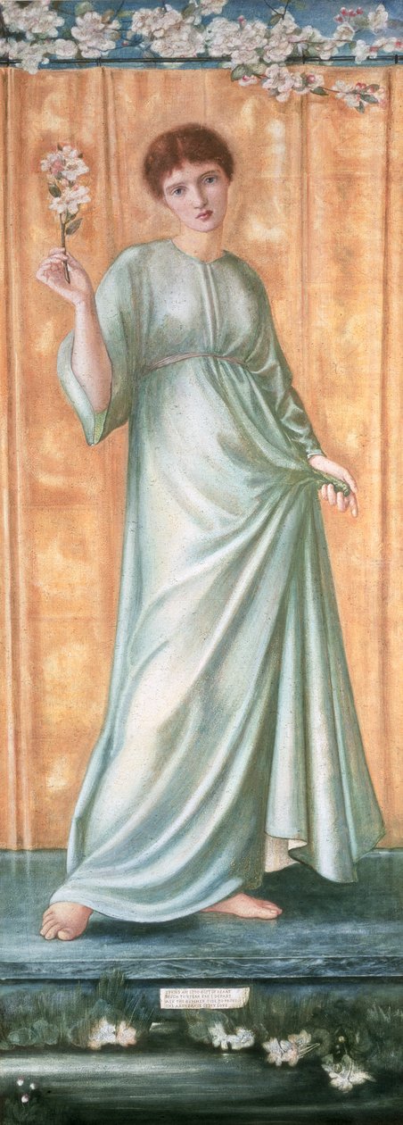 Bahar, 1869-70 by Edward Burne Jones