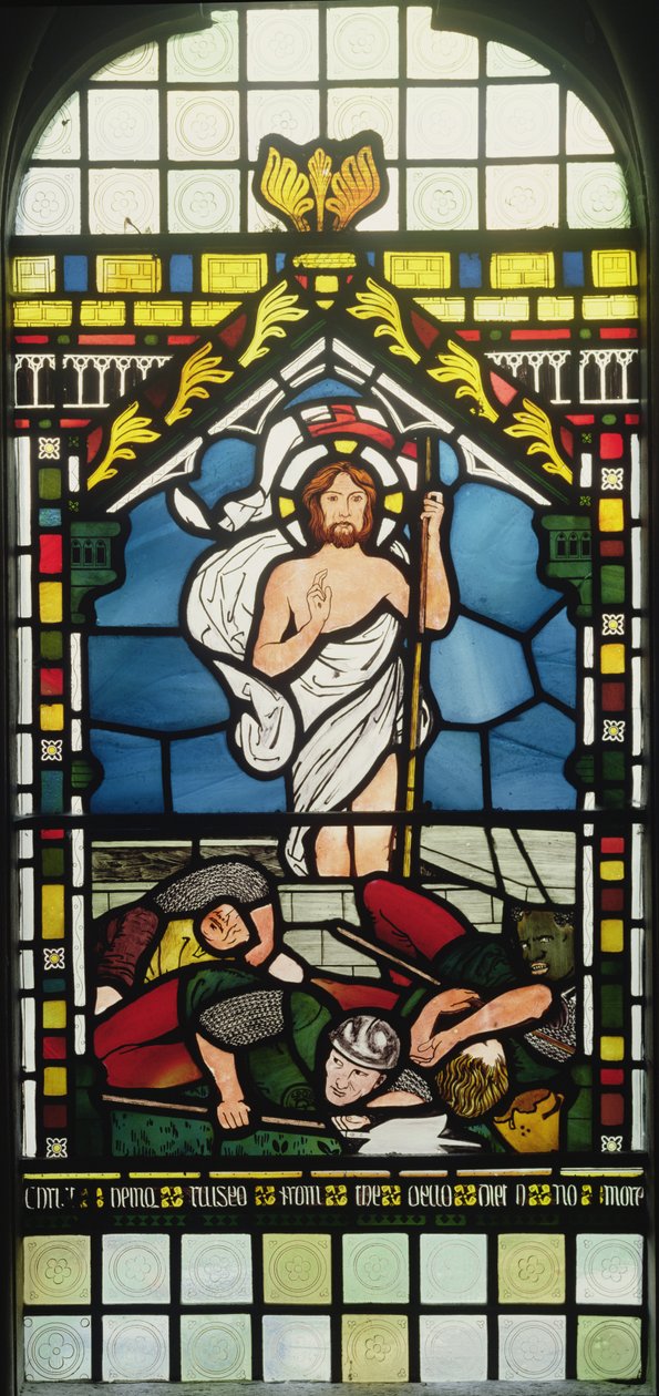 Diriliş, 1861 (vitray) by Edward Burne Jones