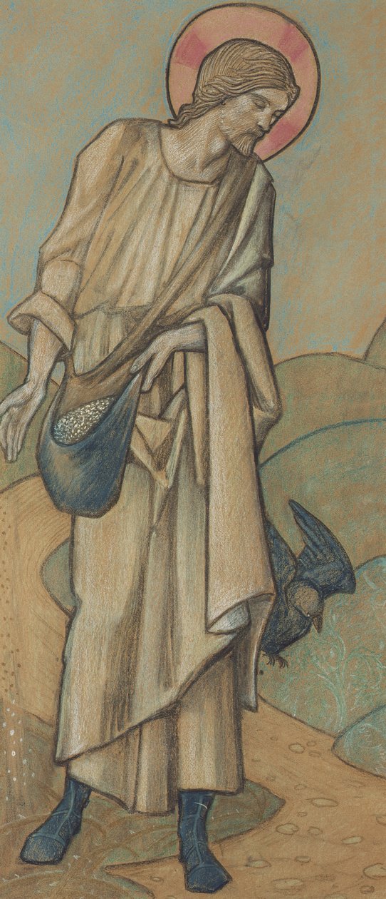 Sower (kağıt üzerinde renkli tebeşirler) (356958