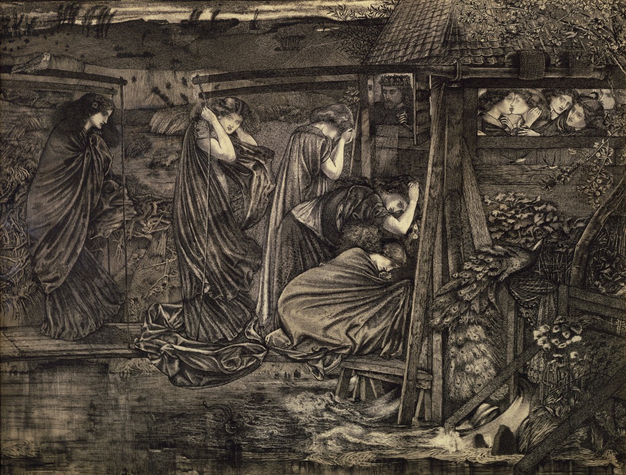 The Wise and Foolish Virgins  by Edward Burne Jones