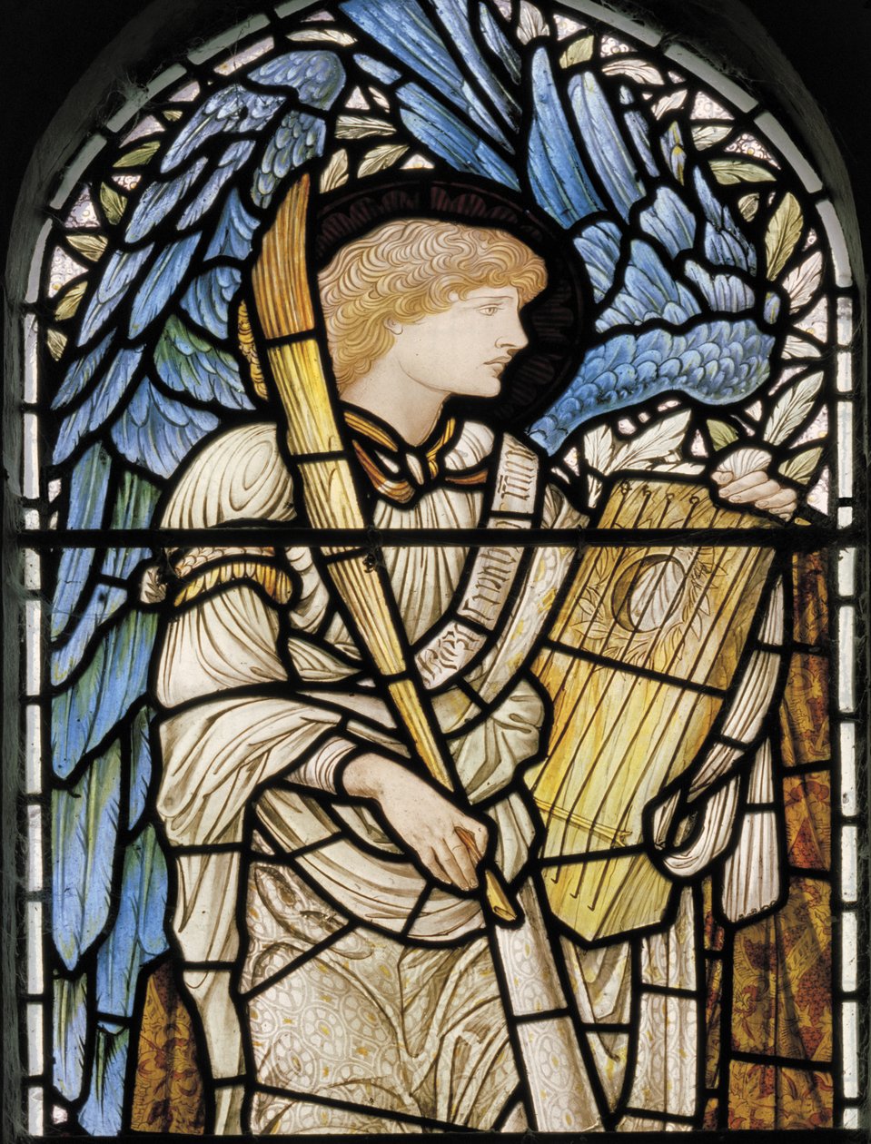 Melek Müzisyen, 1877 by Edward Burne Jones
