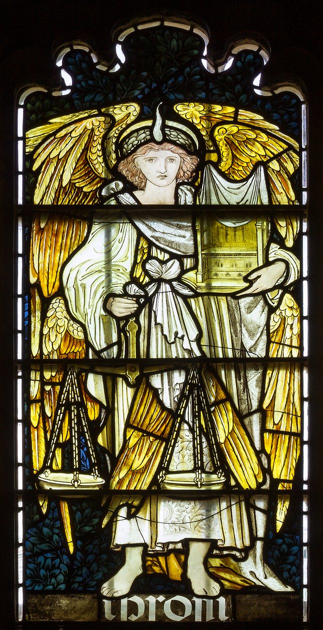 Cambridge, Jesus College Chapel, Morris & Co., Edward Burne-Jones, Ibrom, 1873 by Edward Burne Jones