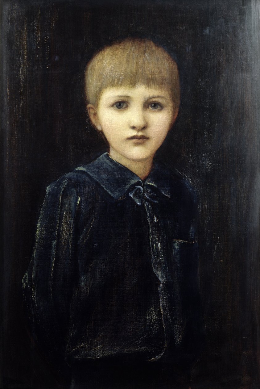 Portrait of Denis Mackail, grandson of the artist  by Edward Burne Jones