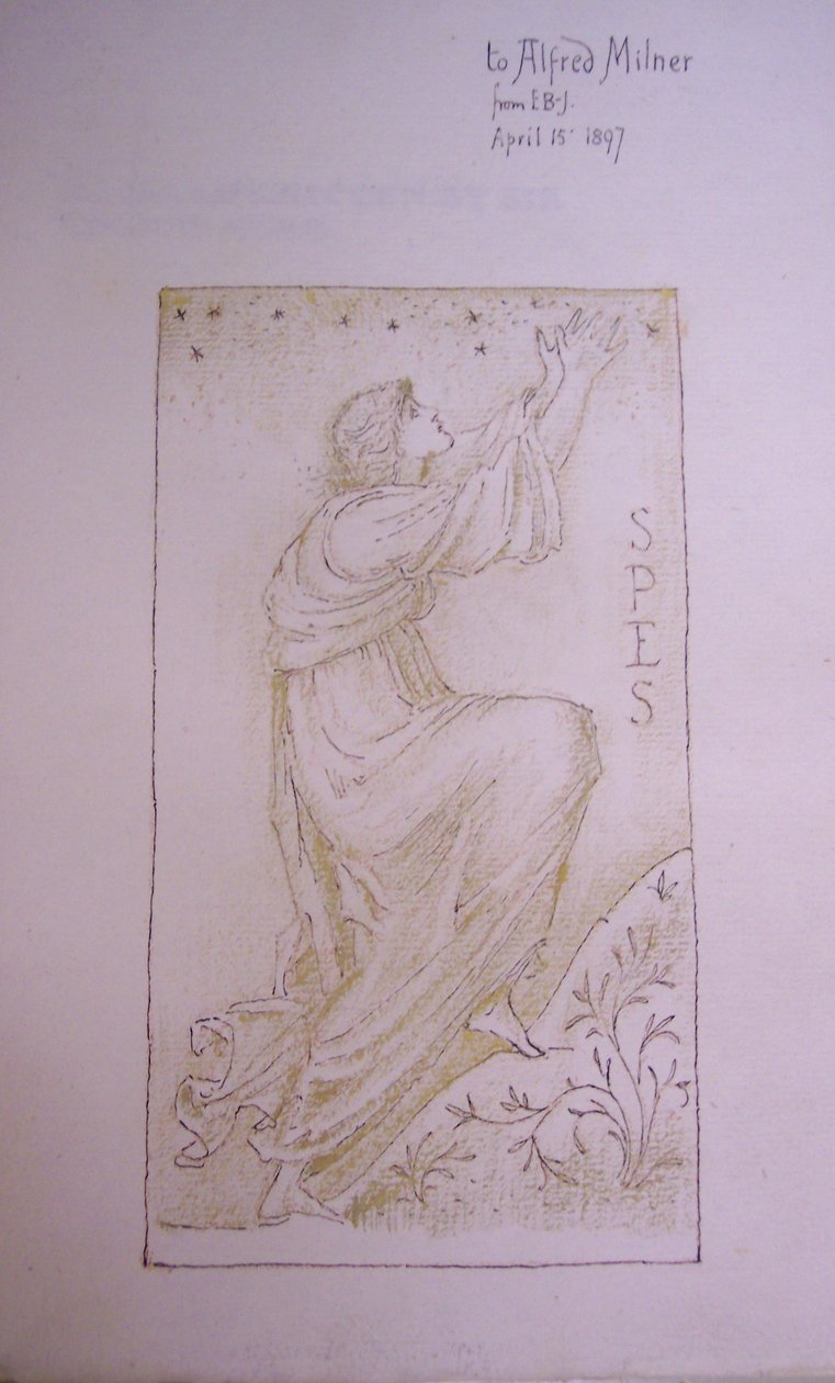 Spes, illustration on the flyleaf of 