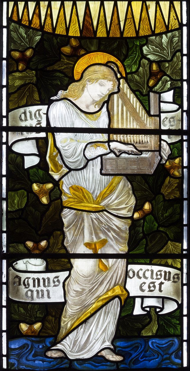 Aziz Cecilia, 1879 by Edward Burne Jones