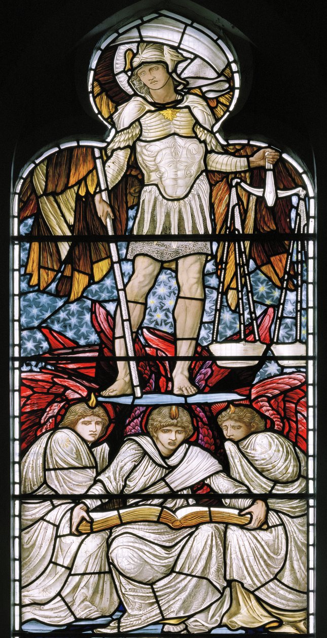 Aziz Michael Tartı Ruhları, Son Yargı detayı, 1876 by Edward Burne Jones