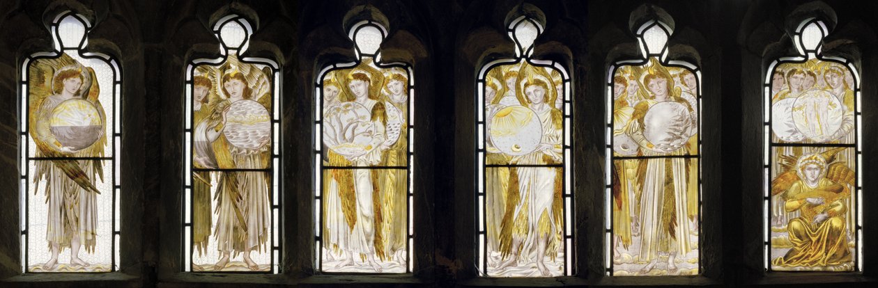 Yaratılış Günleri, Batı Penceresi, 1870 by Edward Burne Jones