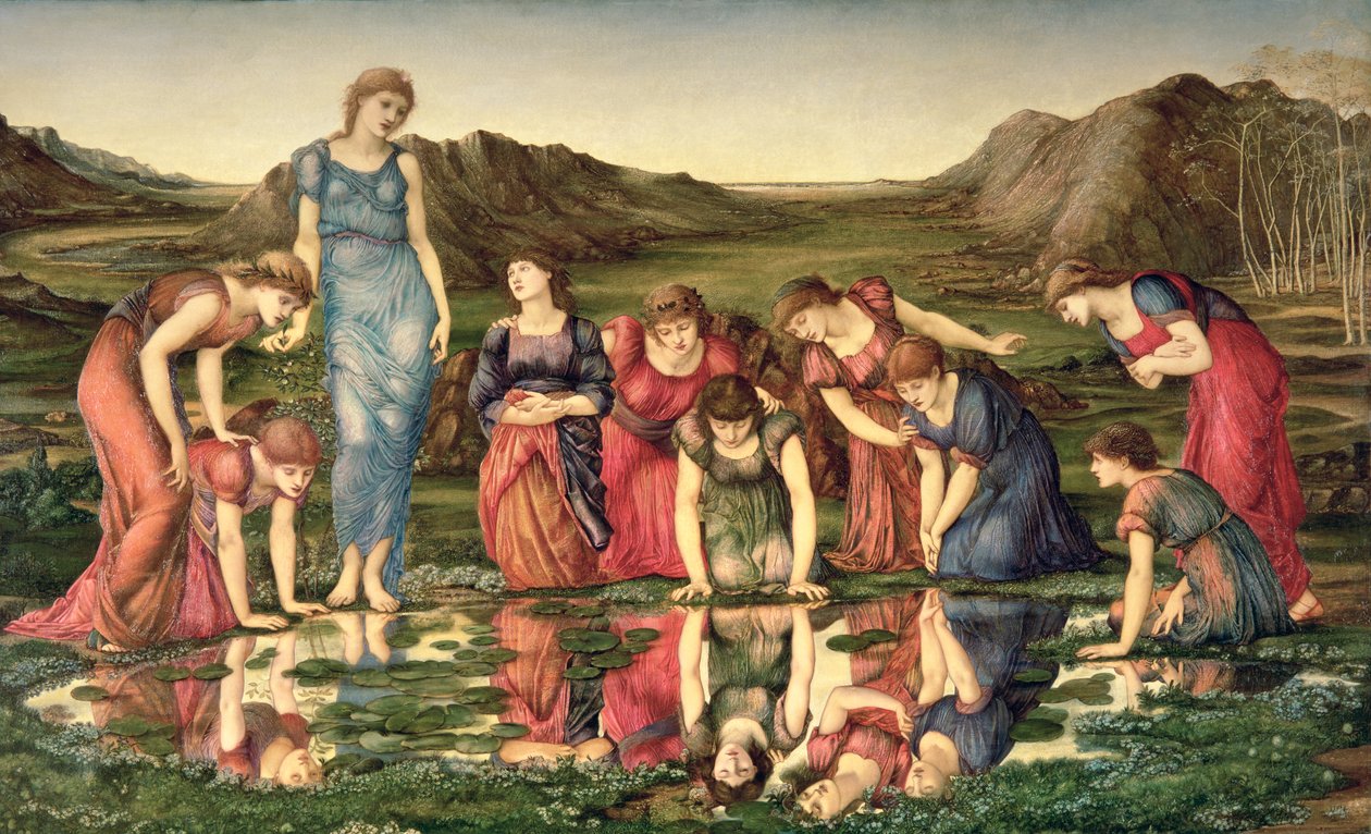 Venüs'ün Aynası, 1870-76 by Edward Burne Jones