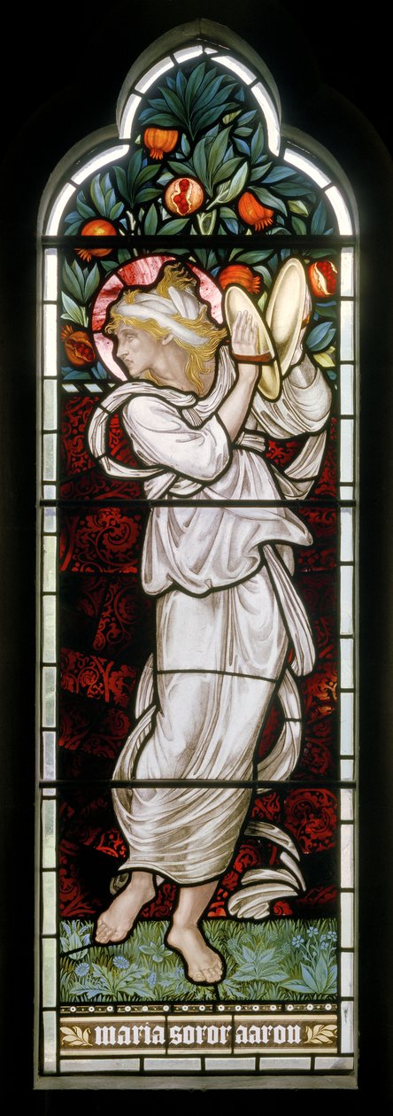 Waterford, St Michael & All Angels, Morris & Co., Edward Burne-Jones, Miriam, 1872 by Edward Burne Jones