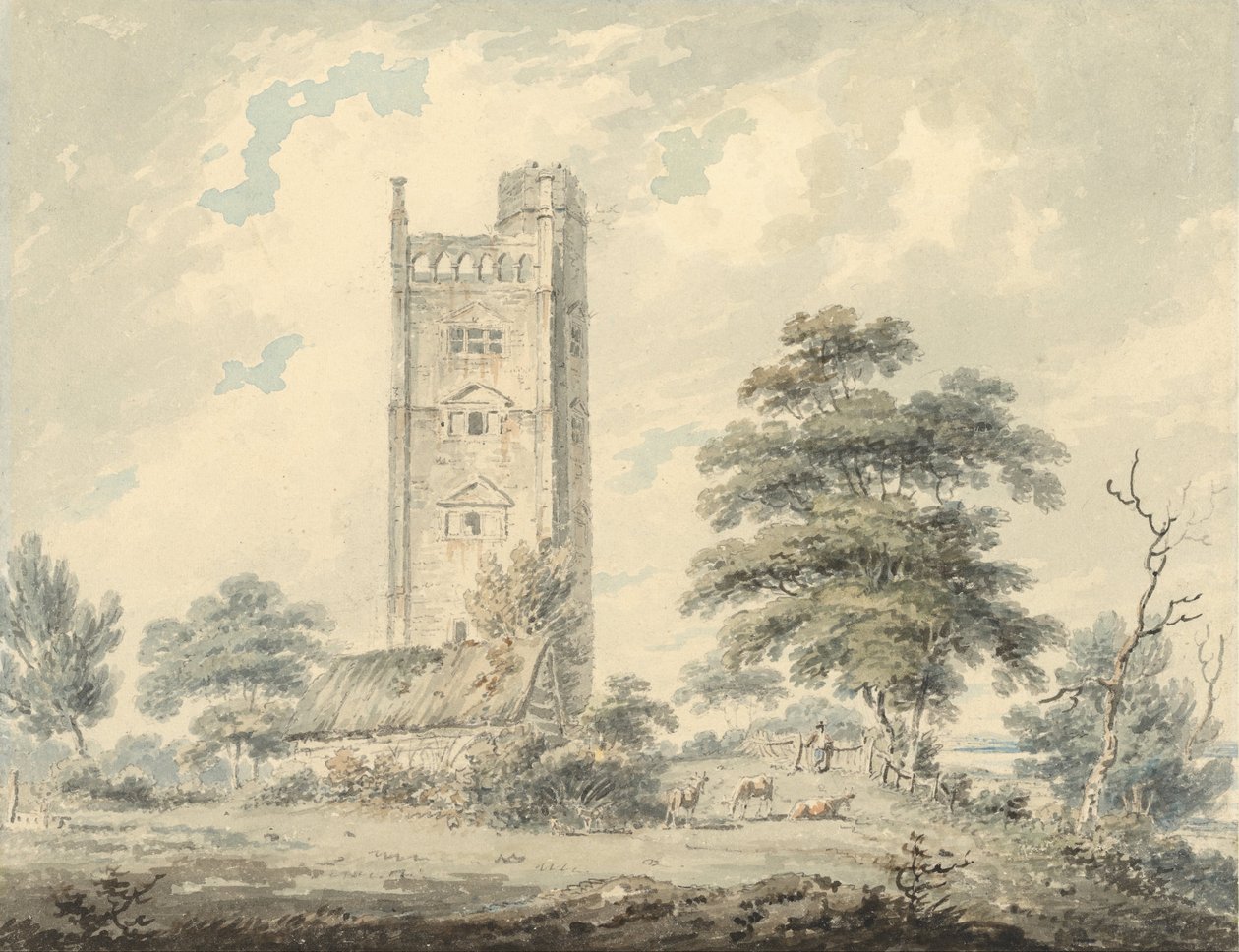Freston Kulesi, Suffolk by Edward Dayes