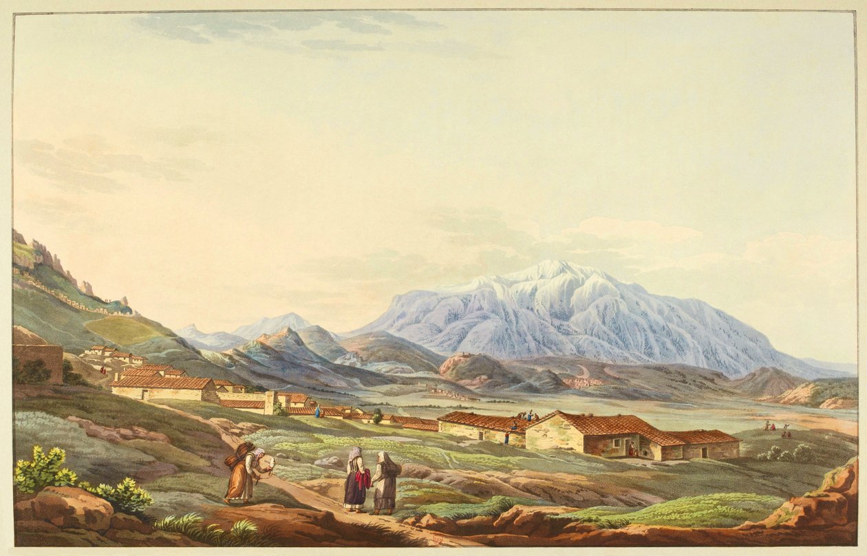 Parnassus Dağı by Edward Dodwell