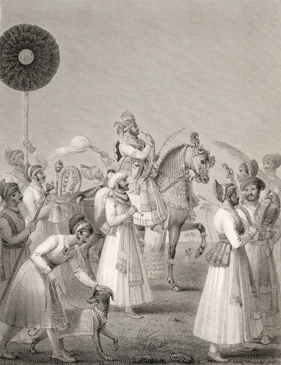 Maharana Bhim Singh of Udaipur, (r. 1778-1828) by Edward Francis Finden