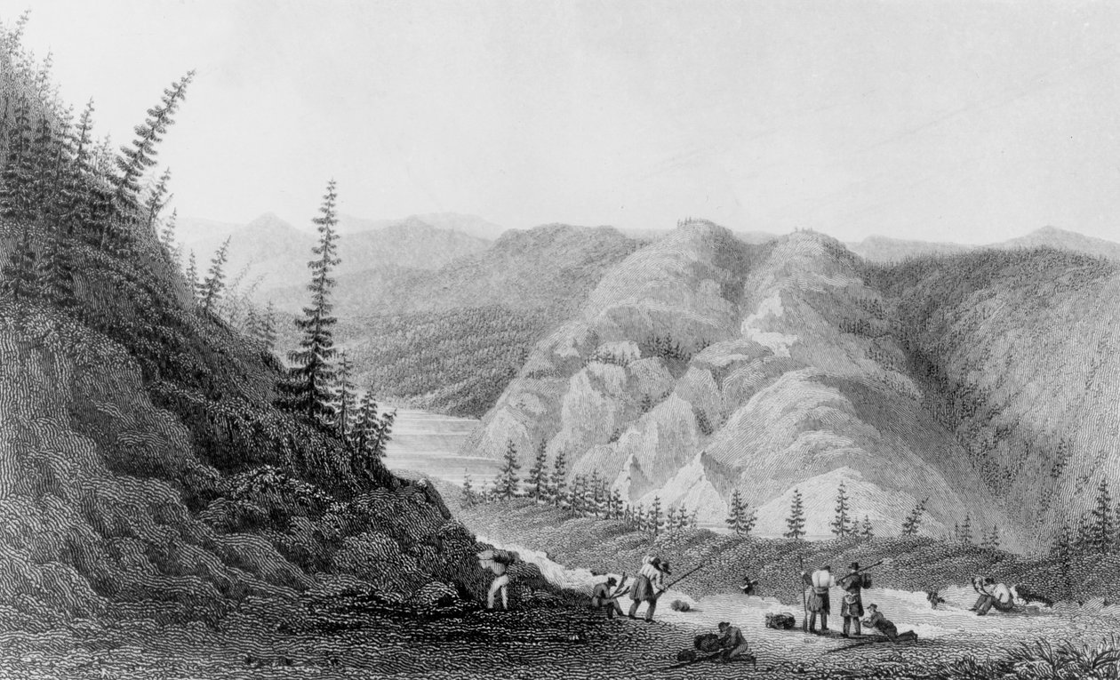 Çorak Topraklardan Görünüm, 1826 by Edward Francis Finden