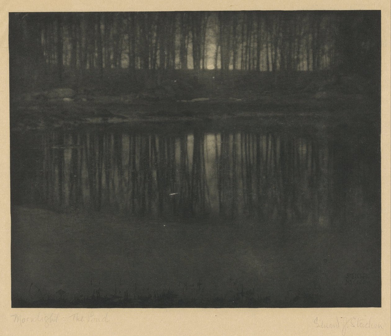 Ay Işığı - Gölet by Edward Jean Steichen