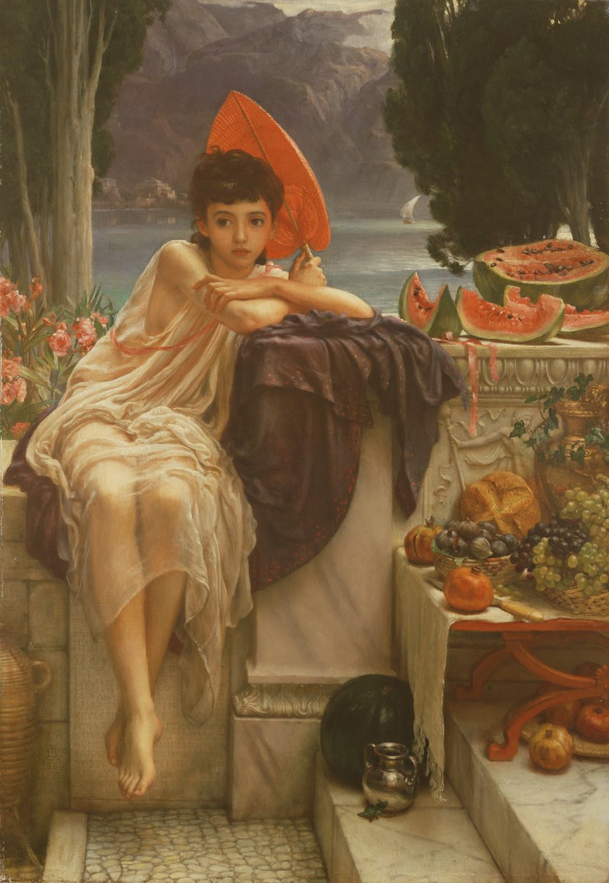 Tapınak Merdivenlerinde, 1889 by Edward John Poynter