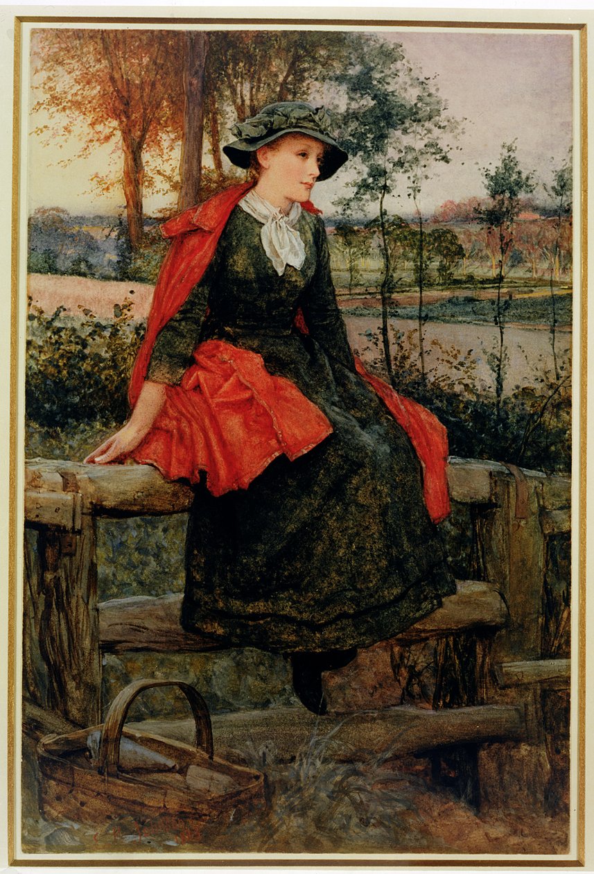 Kızıl Pelerin, 1883 by Edward Killingworth Johnson