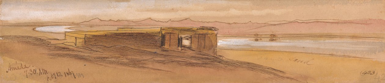 Amada, sabah 7-30, 12 Şubat 1867 (423) by Edward Lear