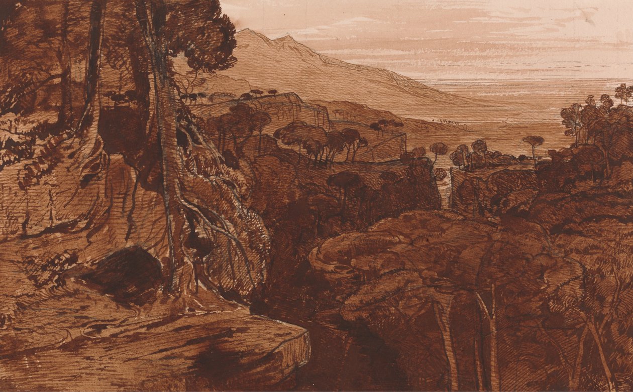Bavella, Korsika by Edward Lear