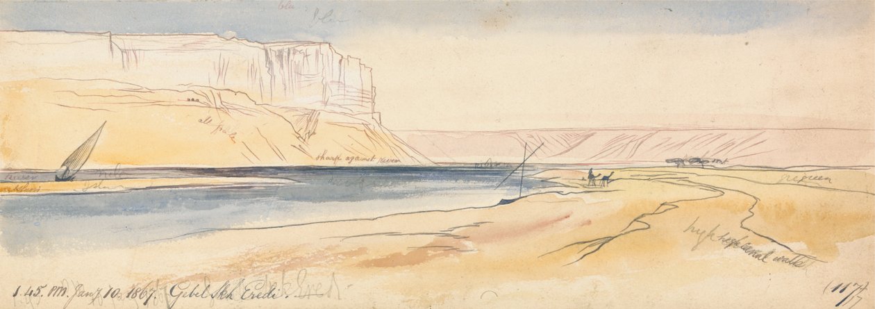 Jebel Şeyh Mirasçıları by Edward Lear