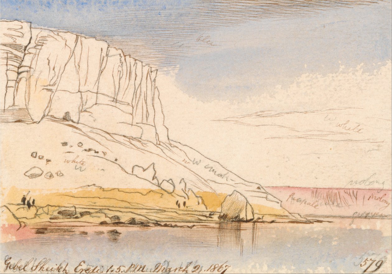 Jebel Şeyh Mirasçıları by Edward Lear