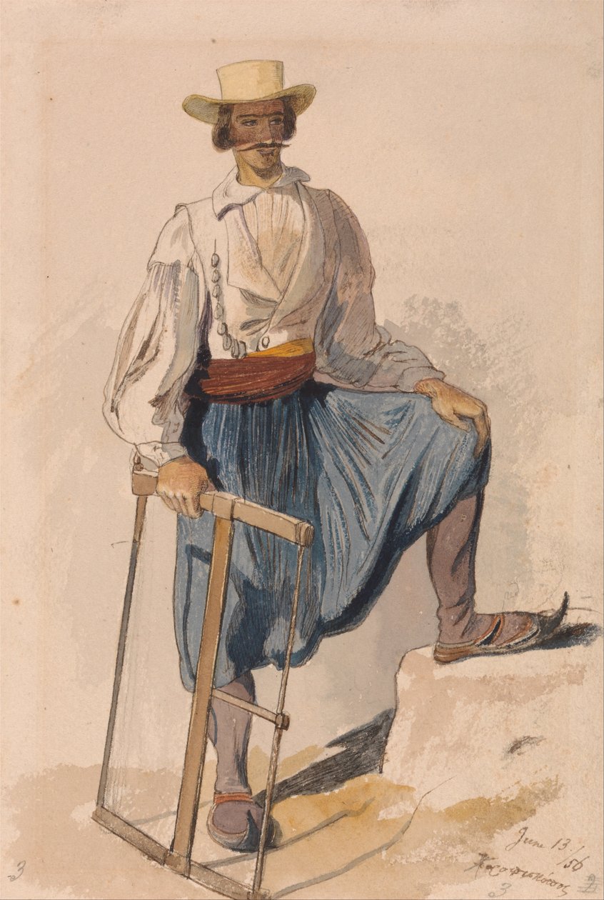 Yunan Oduncu, 13 Haziran 56 by Edward Lear