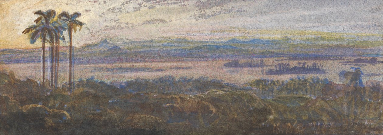 Hint Nehri Manzara by Edward Lear