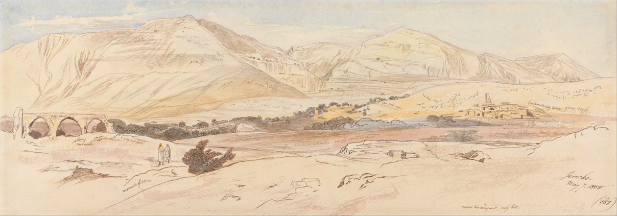 Eriha, 7 Mayıs 1858 (157) by Edward Lear