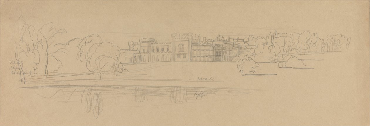 Knowsley Salonu by Edward Lear