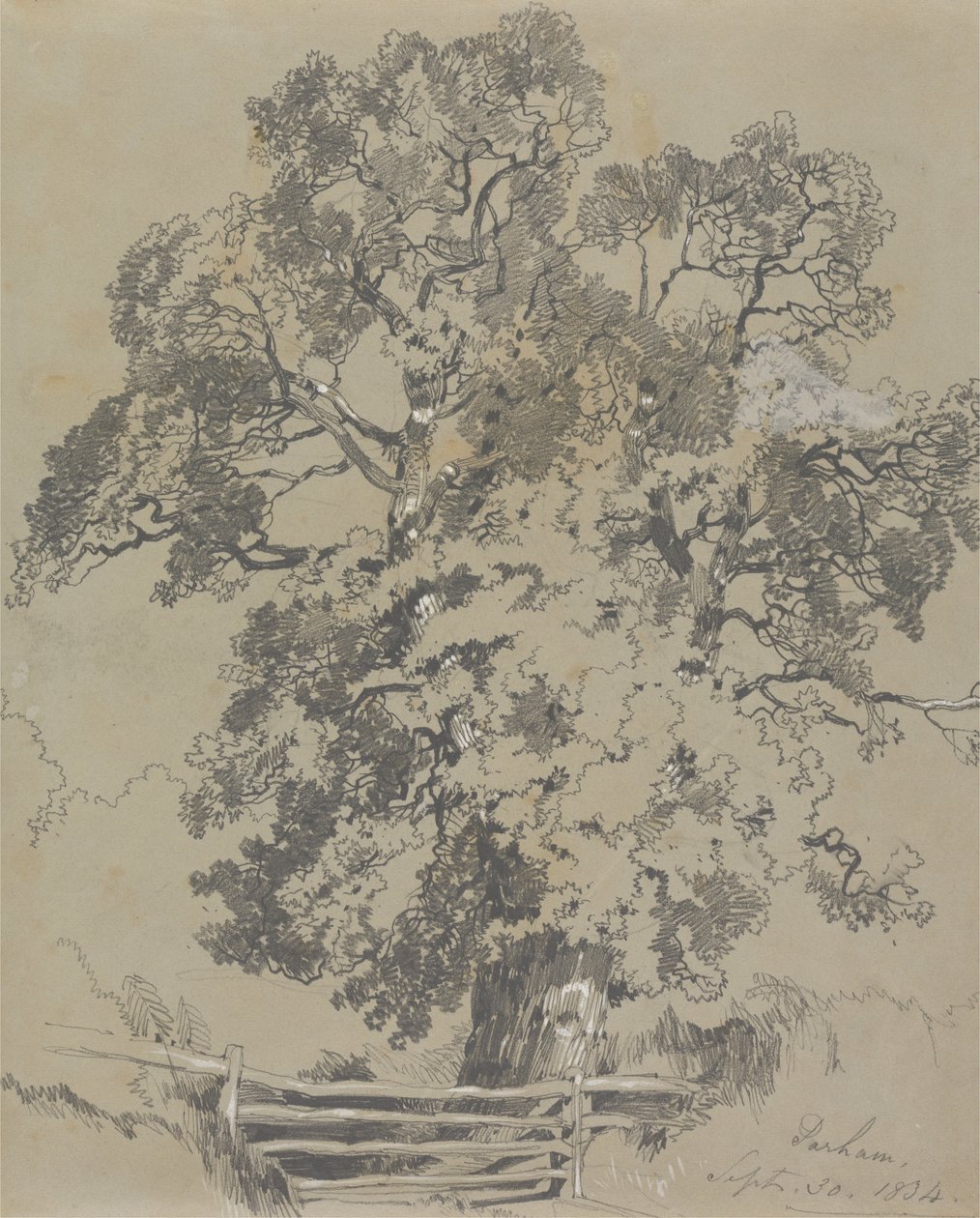Parham, 30 Eylül 1834 by Edward Lear