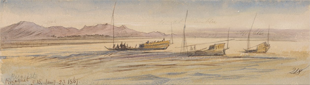 rijghat by Edward Lear