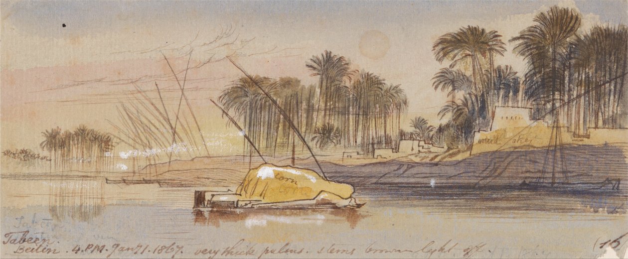 Tabeen Berlin, 16:00, 1 Ocak 1867 (16) by Edward Lear
