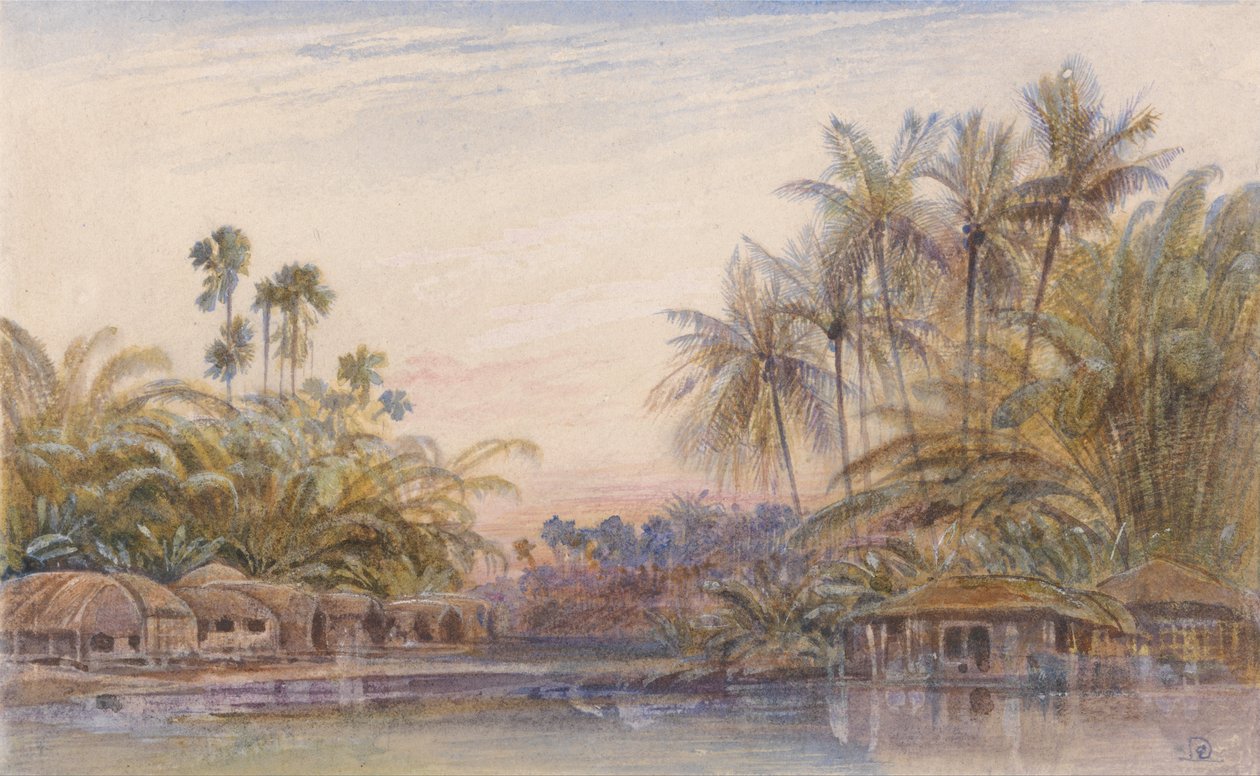 Tollygunge, Kalküta by Edward Lear