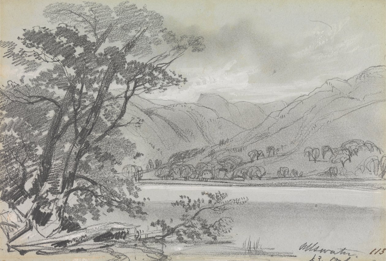 Ullswater by Edward Lear