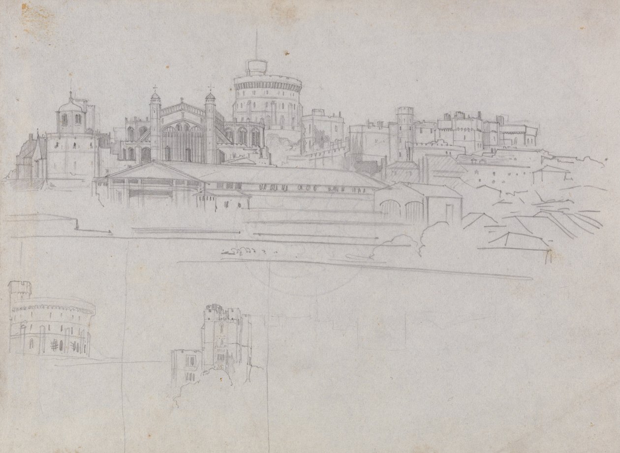 Windsor Kalesi by Edward Lear