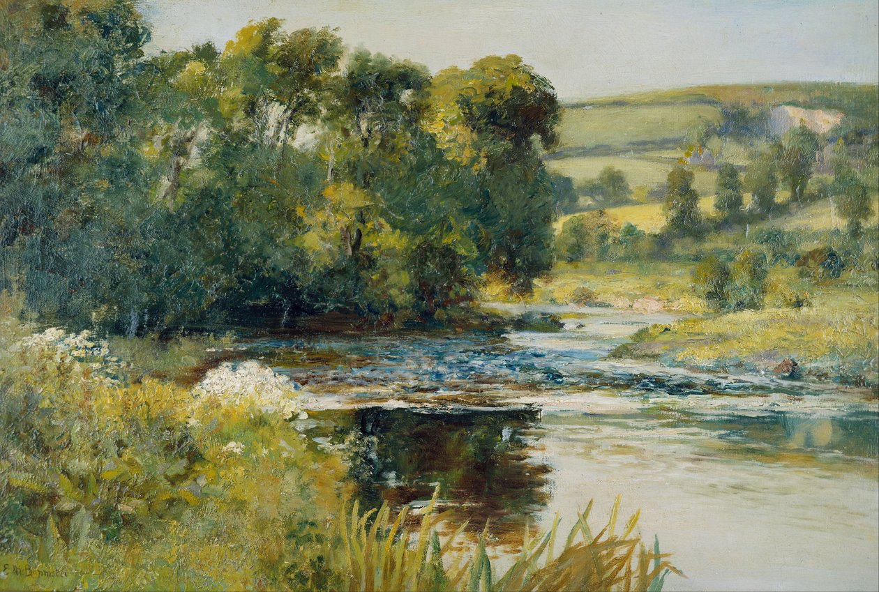 nehir kenarı by Edward Mitchell Bannister