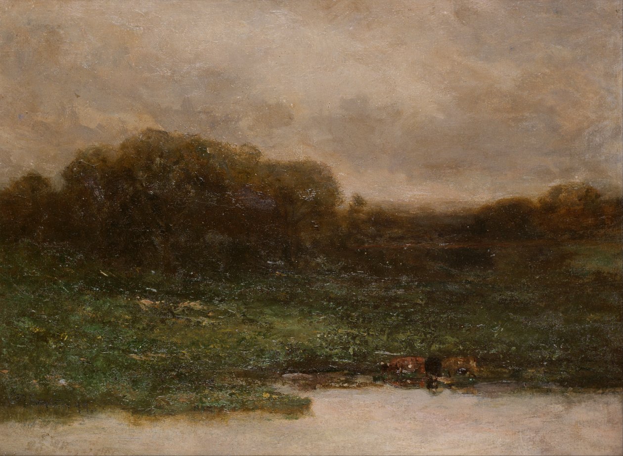 yaz alacakaranlığı by Edward Mitchell Bannister
