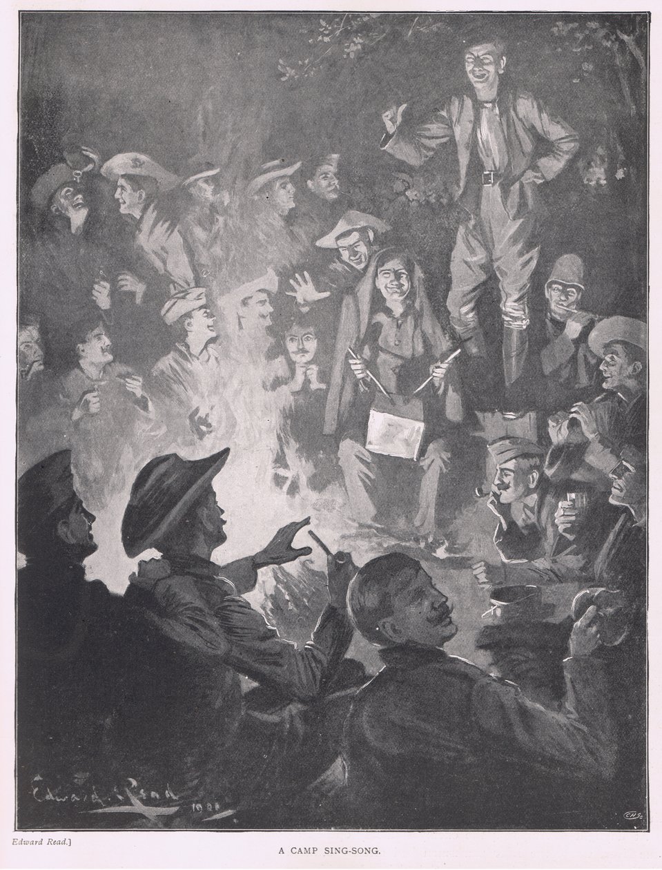 Bir kamp şarkı by Edward Read