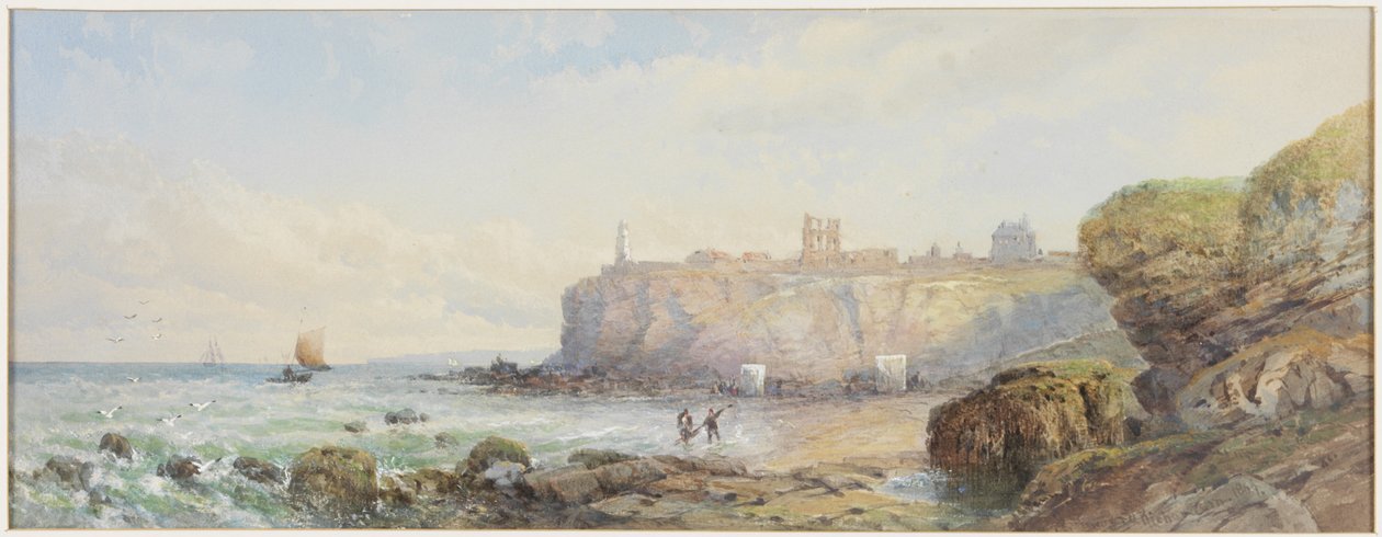 Tynemouth (kağıt üzerine suluboya ve gövde rengi) by Edward Richardson
