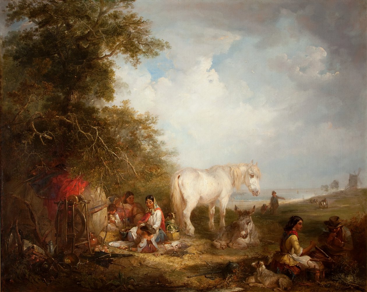 Bir Çingene Sahnesi by Edward Robert Smythe