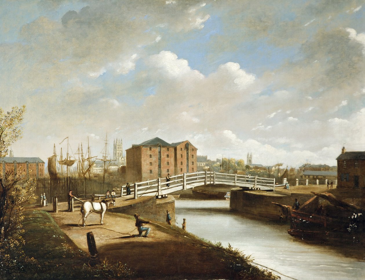 Llanthony Köprüsü, Gloucester Rıhtımları by Edward Smith