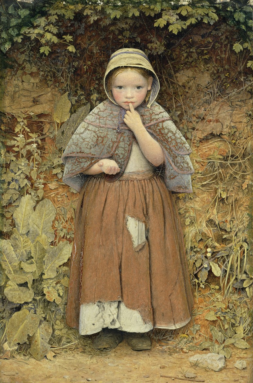 Yoldaki Bir Dilenci, 1856 by Edward Thompson Davis