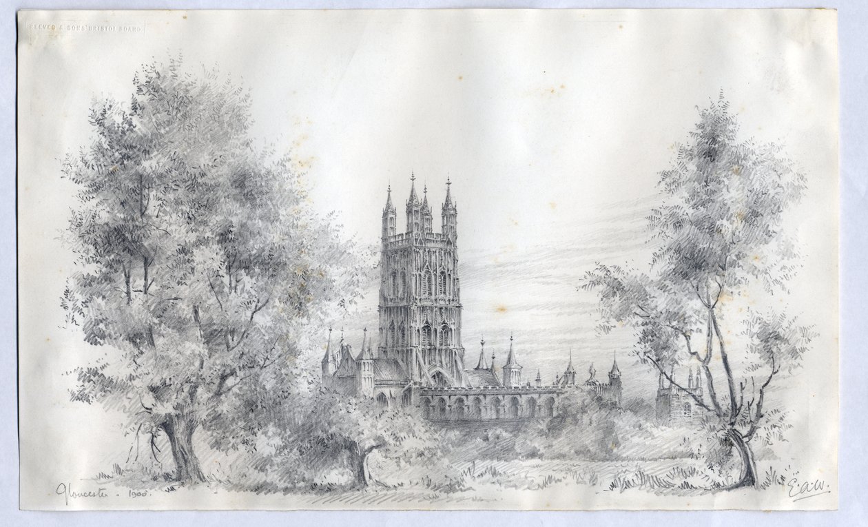 Gloucester Katedrali, 1900 by Edward Adrian Wilson