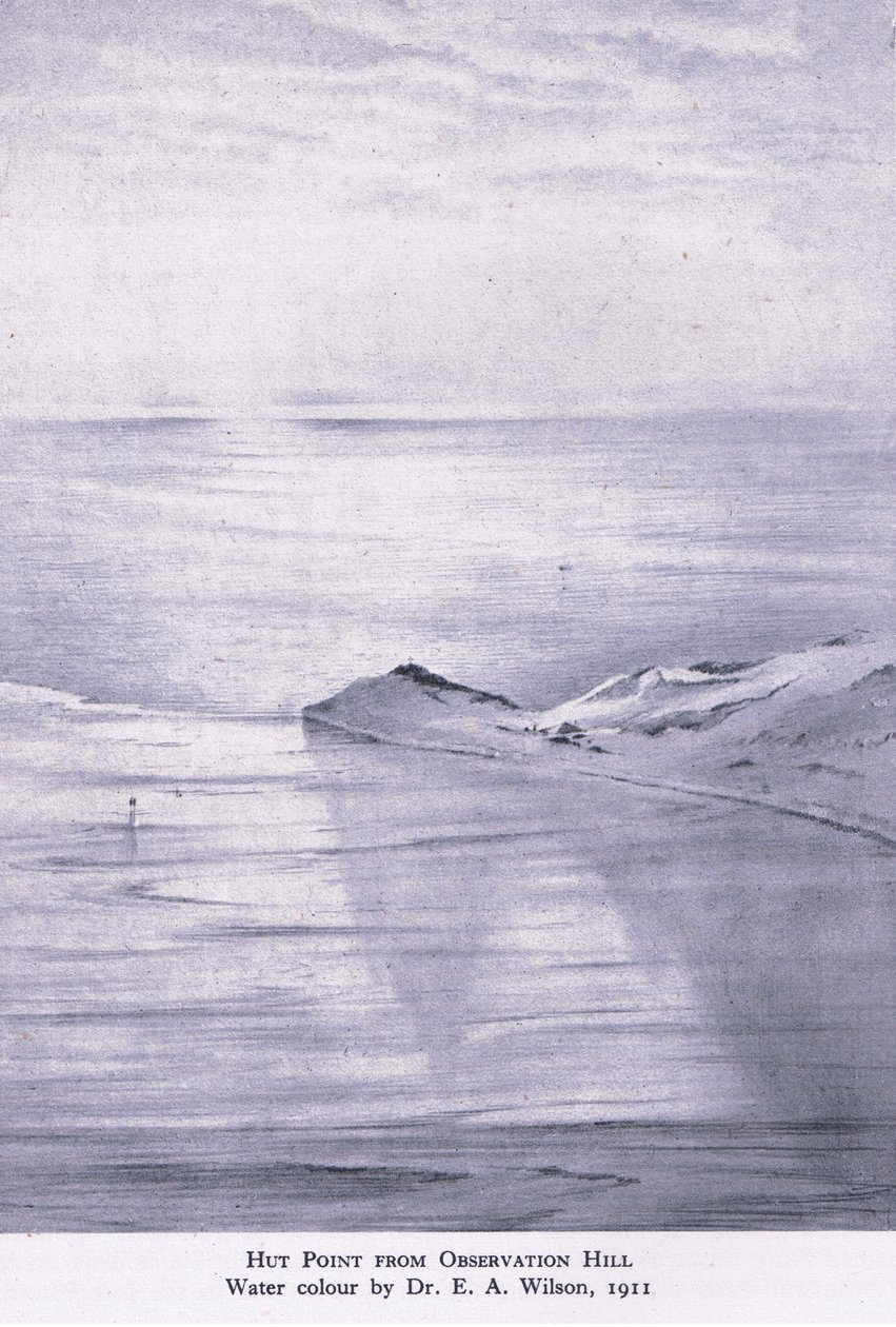 Gözlem Tepesinden Kulübe Noktası by Edward Adrian Wilson