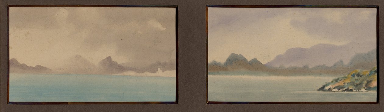 Norveç Defterinden Suluboyalar, 1898-99 (kağıt üzerinde wc) by Edward Adrian Wilson