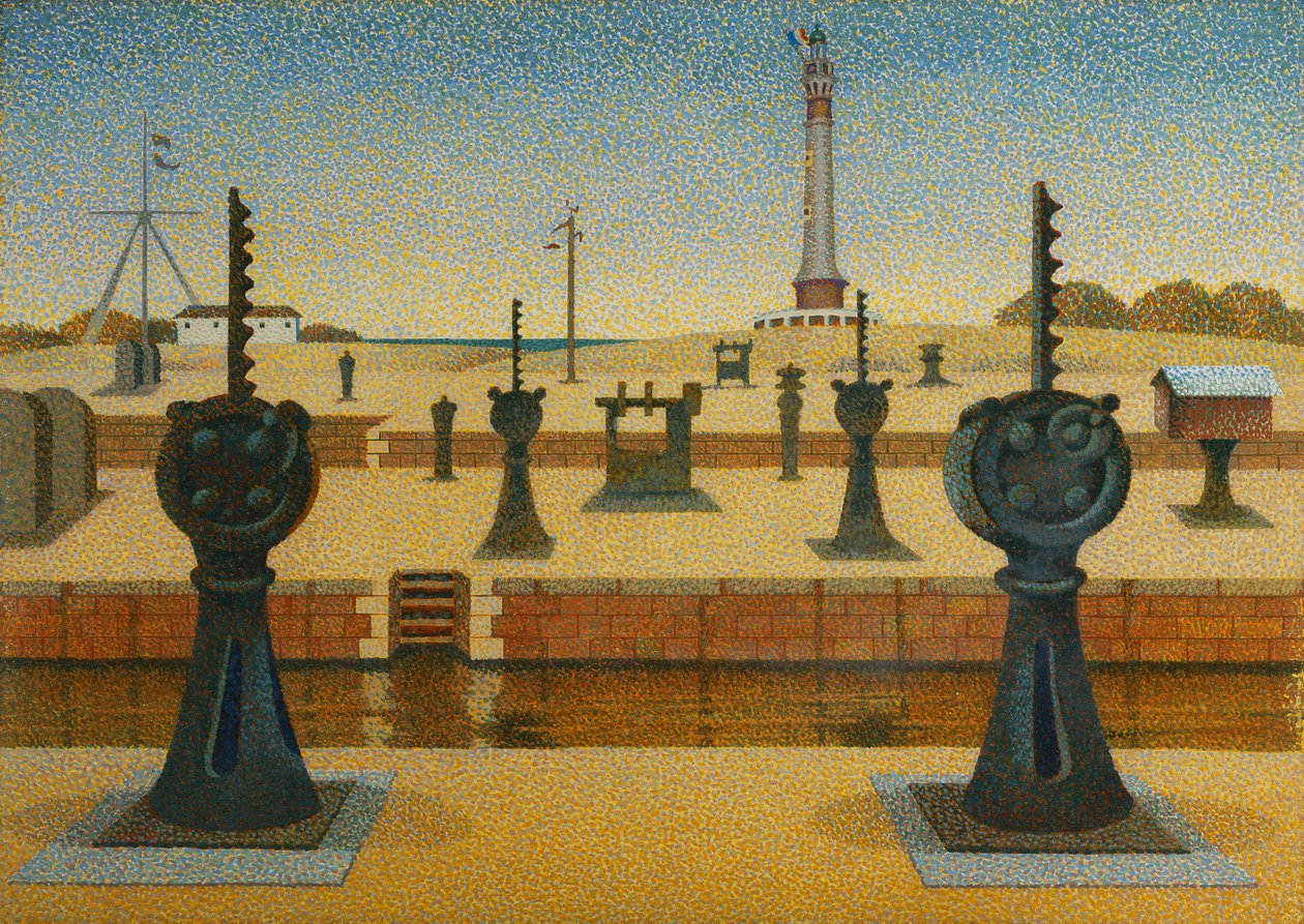 Ouistreham, Normandiya by Edward Alexander Wadsworth