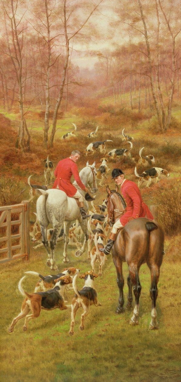 ಬೇಟೆಯ ದೃಶ್ಯ, 1906 ಟರ್ಕ್ by Edward Algernon Stuart Douglas