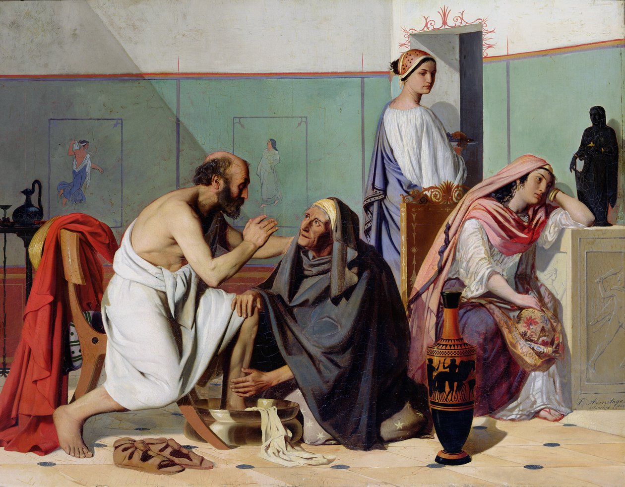 Ulysses'in Dönüşü by Edward Armitage